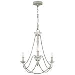 Maryville 3 Light Washed Grey Multi-Arm Chandelier FE-MARYVILLE3