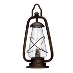 Miners Pedestal IP44 old Bronze Post Light MINERS-PED