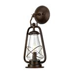Outdoor IP44 Old Bronze Finish Wall Lantern MINERS-WALL