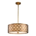 Duo-Mount Ceiling Light Distressed Gold Finish GN-ARABELLA-P-L