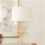 Table Lamp Crystal Glass Gold Finish GN-SUN-KING-TL