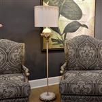 Trellis Putty Patina And Silver Leaf Floor Lamp FB-TRELLIS-FL