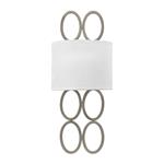 Brushed Nickel Double Wall Light HK-JULES2-BN