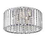 Diore 5 Light Crystal & Chrome Flush Ceiling Fitting CFH1925/05/PL/CH