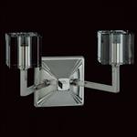 Cube Polished Nickel Double Wall Light STH06040/02/WB/N