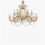 Marie Theresa 19 Light Crystal & Gold Chandelier CP00150/18+1/G