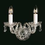Modra Double Crystal Wall Light CP00021/02/WB/CH