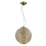 Nord Large 5 Light Antique Brass And Crystal Pendant CFH608241/L/AB