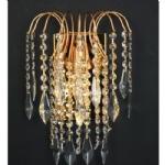 Shower Large Single Wall Light Gold Colour and Crystal ST01900/WB/G