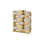 Lola Gold And Crystal Curved Double Wall Light CFH1811/02/WB/G