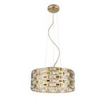 Lola Large 6 Light Cut Out Gold & Crystal Pendant CFH1811/06/G