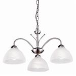 Milanese Satin Silver 3 Arm Ceiling Light 1133-3SS
