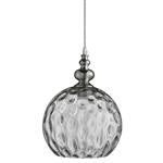 Indiana Satin Silver Globe Pendant Light 2020CL