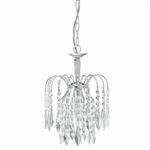Waterfall Polished Chrome Crystal Ceiling Pendant 4271-1