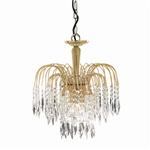 Waterfall Crystal Ceiling Gold Plated Light 5173-3