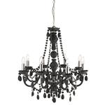 Marie Therese Chrome and Charcoal Grey 8 Arm Chandelier Light 8888-8GY