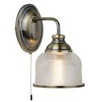 Bistro Antique Brass Single Wall light 2671-1AB