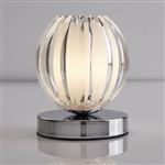 Claw Chrome And Frosted Glass Touch Table Lamp 1811CL