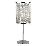 Elise Crystal Glass Polished Chrome Table Lamp 8931CC
