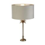 Palm Antique Nickel And Grey Table Lamp 81210GY
