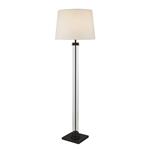 Pedestal Matt Black Floor Lamp 5142BK