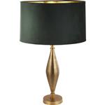 Rye Antique Brass And Green Table Lamp 84631GR