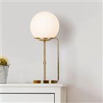 Sphere LED Antique Brass Table Lamp 8092AB