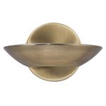Uplight LED Antique Brass/Frosted Glass Wall Light 3209AB
