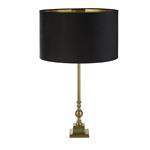 Whitby Antique Brass and Black Table Lamp 81214BK