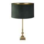 Whitby Antique Brass and Green Table Lamp 81214GR