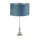 Whitby Chrome and Teal Table Lamp 81214TE