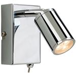 Orion Chrome Adjustable Switched LED Wall Light 3453CH