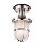 Nautic Nickel Finished Outdoor Porch Light 3729NC