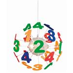 Darien Multi-Coloured Children's Number Pendant Light 1374-20
