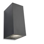 Gianna IP54 Cube Graphite Dual Outdoor Wall Light 2280-20