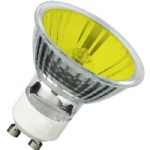 GU10 Yellow 50w Halogen Reflector Bulb