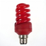 Helix 18w B22 Red CFL Helix 18w BC Red
