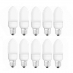 10 pack 7W ES Low Energy Fluorescent 11328