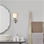 Caden IP44 Polished Chrome Bathroom Wall Light CAD0750