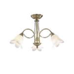 Doublet 3 Arm Ceiling Fitting