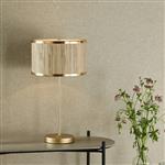 Fenella Natural Seagrass And Gold Leaf Table Lamp FEN4235
