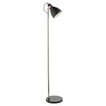 Frederick Adjustable Floor Lamp Black Finish FRE4922