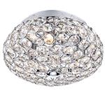 Frost 3 Light Crystal Flush Ceiling Fitting FRO5350