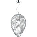 Frost Chrome and Crystal 5 Light Ceiling Pendant FRO0550