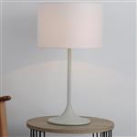 Funchal Matt Grey Table Lamp With Shade FUN4239