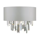 Halle Two Light Wall Fitting Grey Finish HAL0939