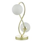 Lysandra 2 Light Polished Gold Looped Table Lamp LYS4235