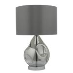 Quinn Smoked Glass Table Lamp QUI4210