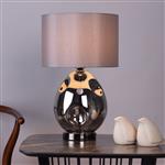 Quinn Smoked Glass Table Lamp QUI4210