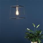 Tower Black and Copper Single Pendant TOW0122